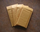 40 Self Sealer Bubble Mailers 4 x 8 Padded Kraft