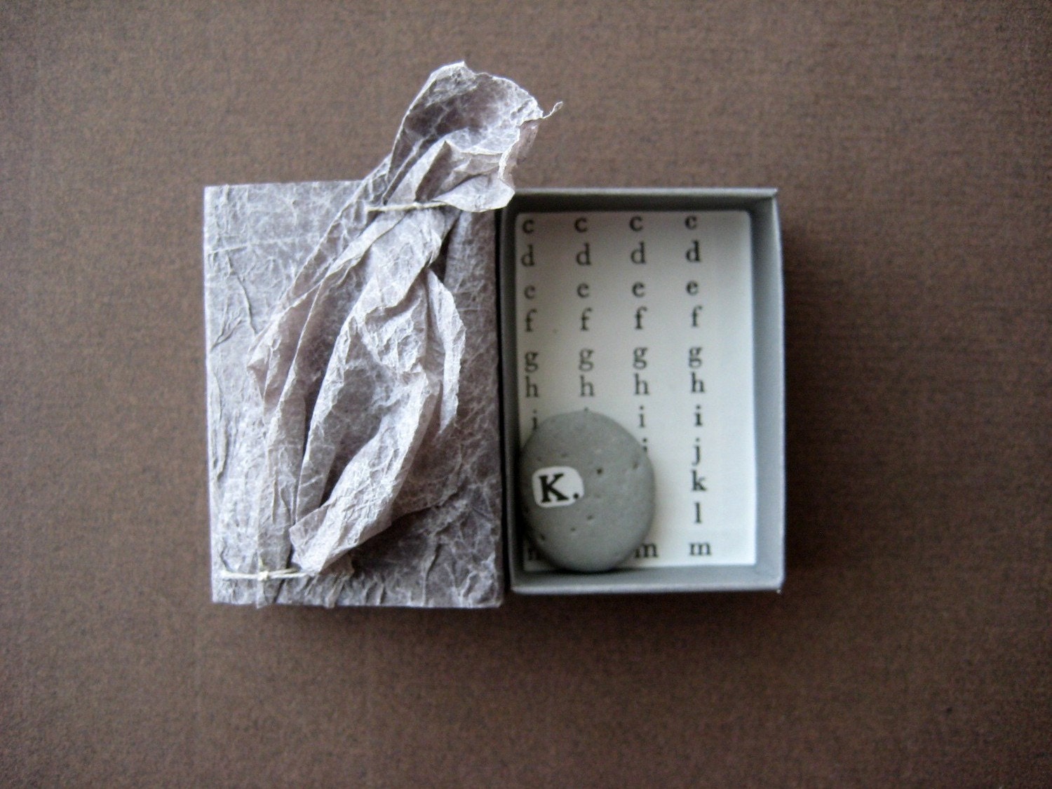 Letters to you - matchbox art