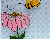Bee Greeting Card for Good Friends