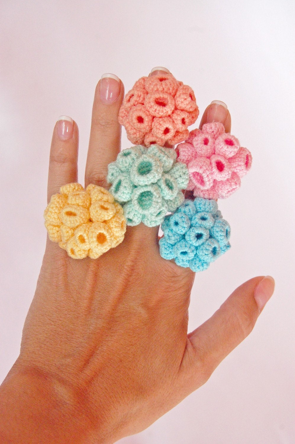 Light Yellow - Soft Colors Rings - Anillos