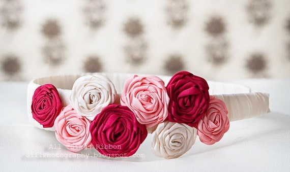 The Sweetheart Ribbon Bloom Headband