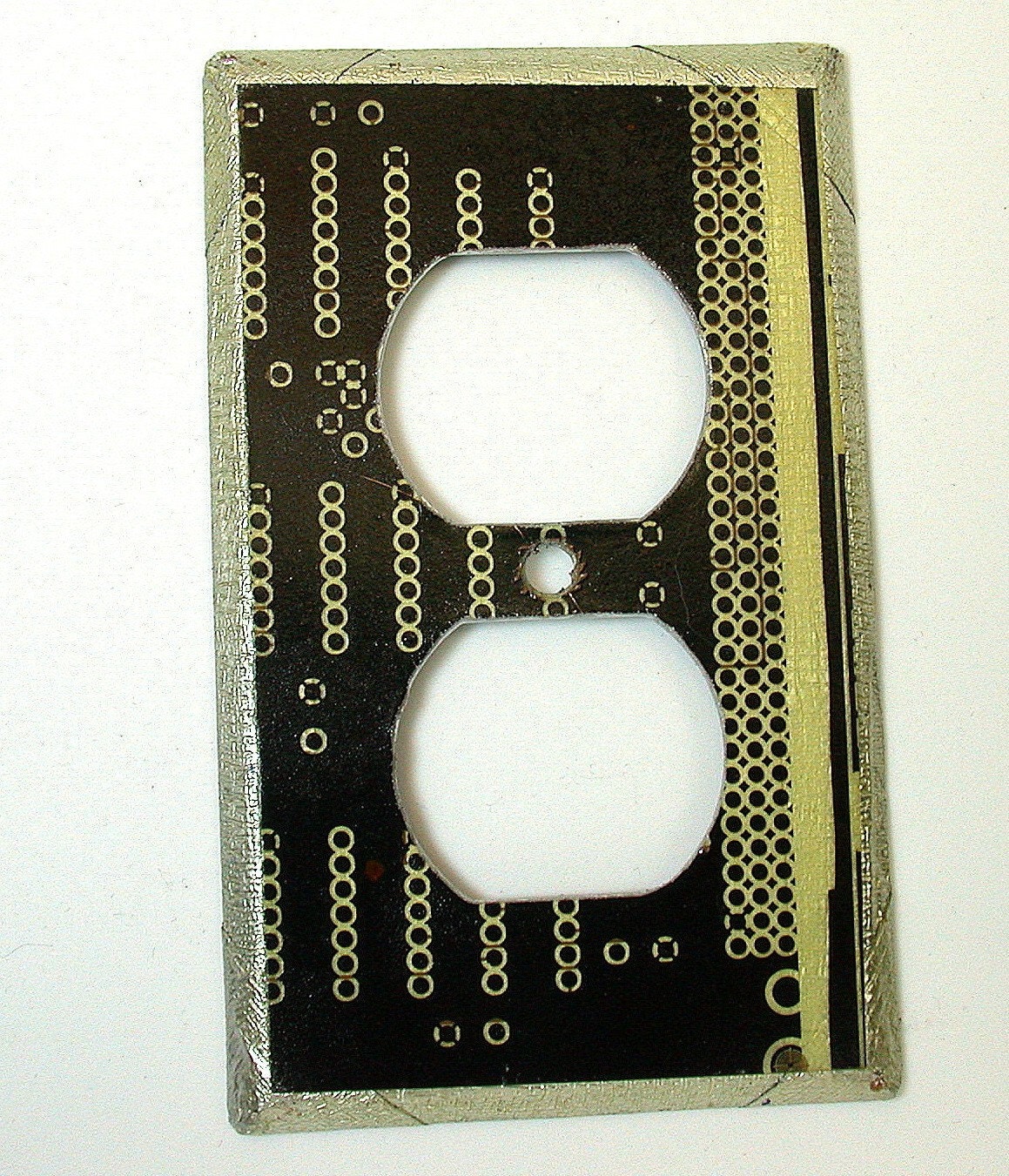 RECYCLED CIRCUIT BOARD Light Switch Plate Geekery Outlet Cover ls16