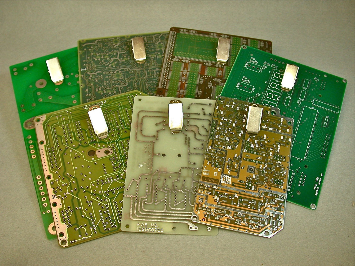 Recycled CIRCUIT BOARD CLIPBOARD Mini Magnetic pkg1