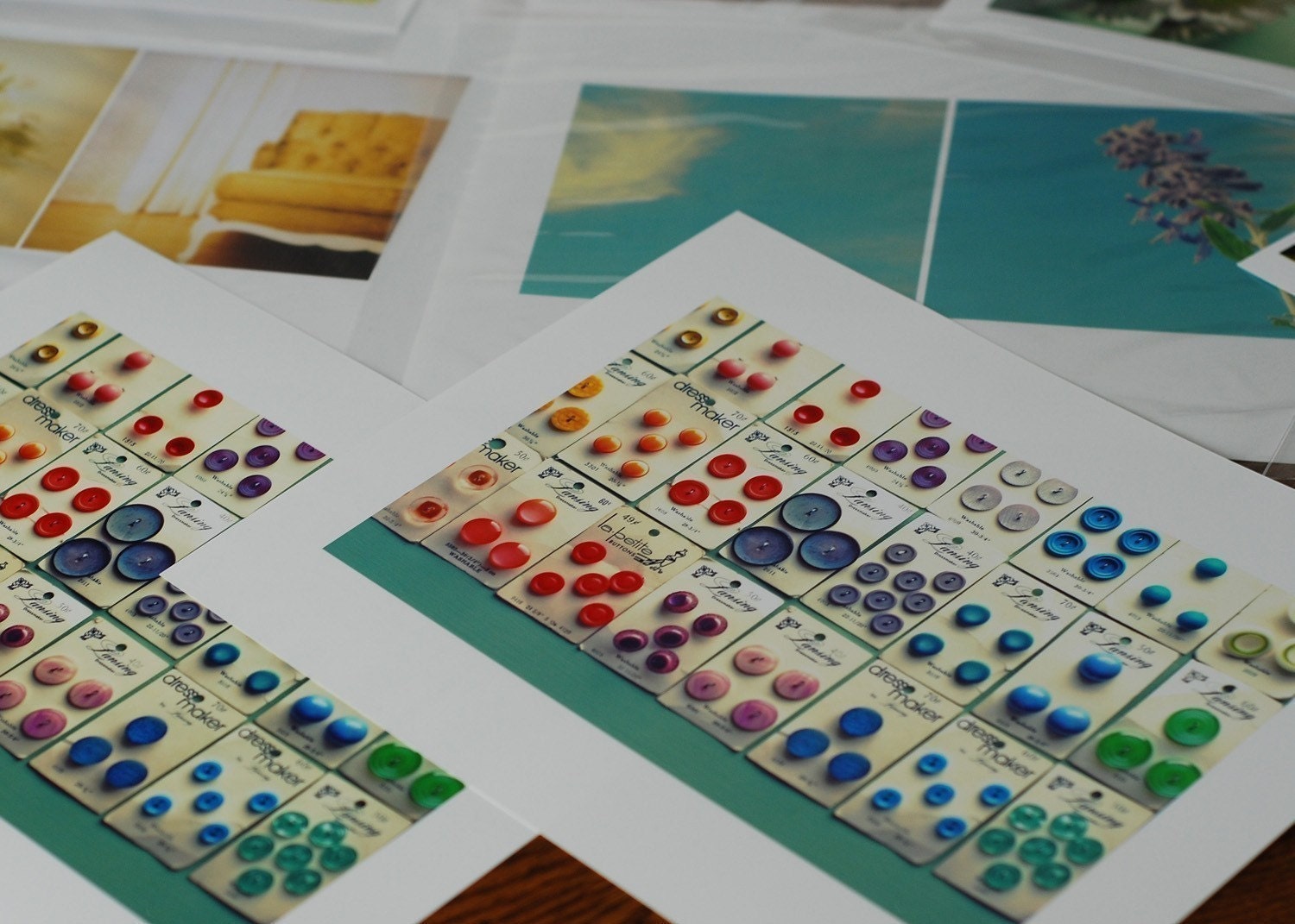 Buttons, As Seen in the design book Decorate