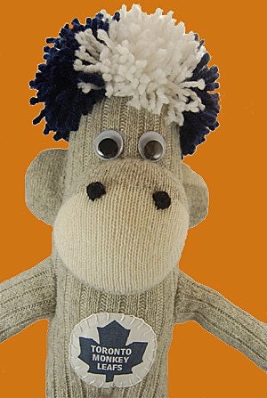 Toronto Maple Leafs Sock Monkey