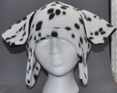 Dalmatian Dog Earflap Beanie Animal Fleece Hat Anime Lolita Cosplay Skiing Snowboarding Gothic Punk AVIATOR
