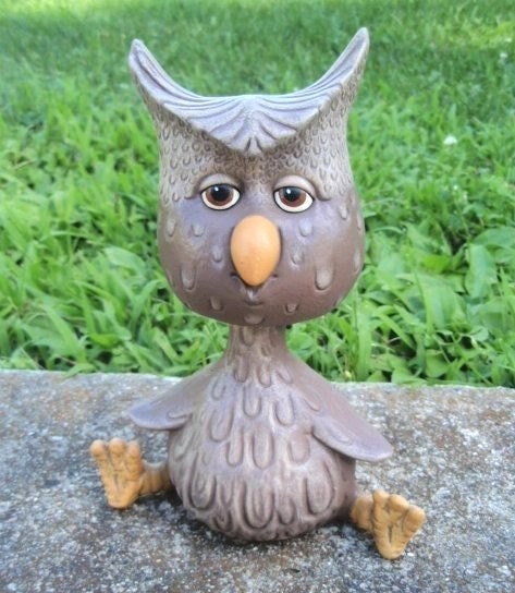 Owl Bobble Head - Wise,  Cute,  Fun