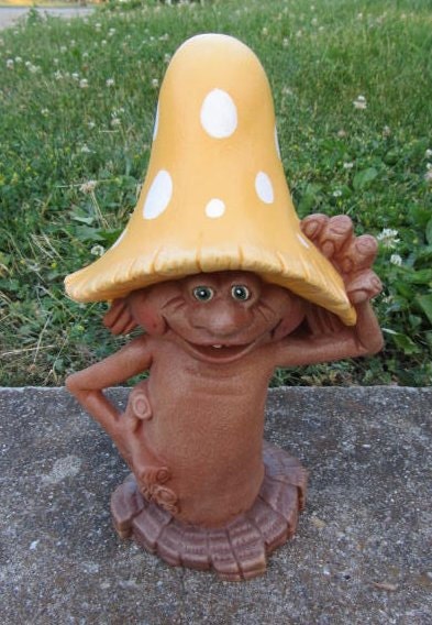 Ceramic Mushroom outdoor decoration for you yard or garden-Cute