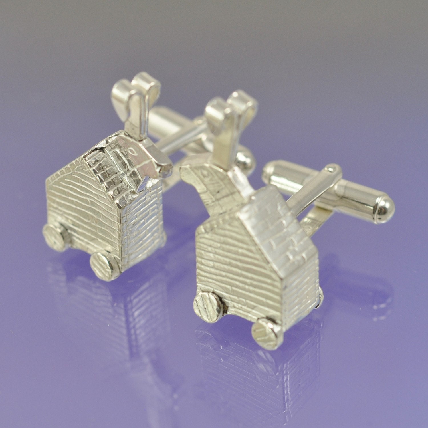 Monty Python Trojan Rabbit Cufflinks