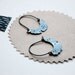 Oxidised Silver Hoop Earrings, Rock Coral Earrings, statement jewellery in sterling silver LAST PAIR