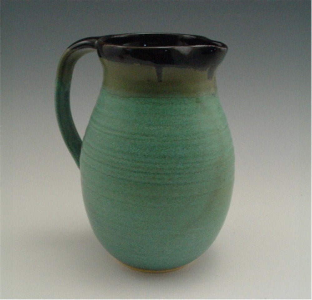 Weathered Green Pitcher