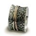 Sterling silver spinners on a filigree wide band - A way of life 2.