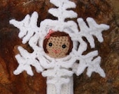 Crochet Pattern- Rebekah the snowflake amigurumi doll