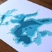 Leech Lake - original 8 x 10 papercut art