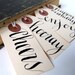 7 everyday gift tags, small hand lettered manila shipping tags, packaging hang tags by KisforCalligraphy