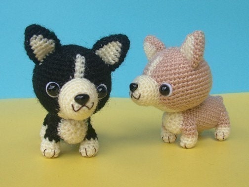 Welsh Corgi Puppy - PDF Crochet Pattern