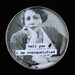 retro image magnet . hell yes i am overqualified on upcycled can lid