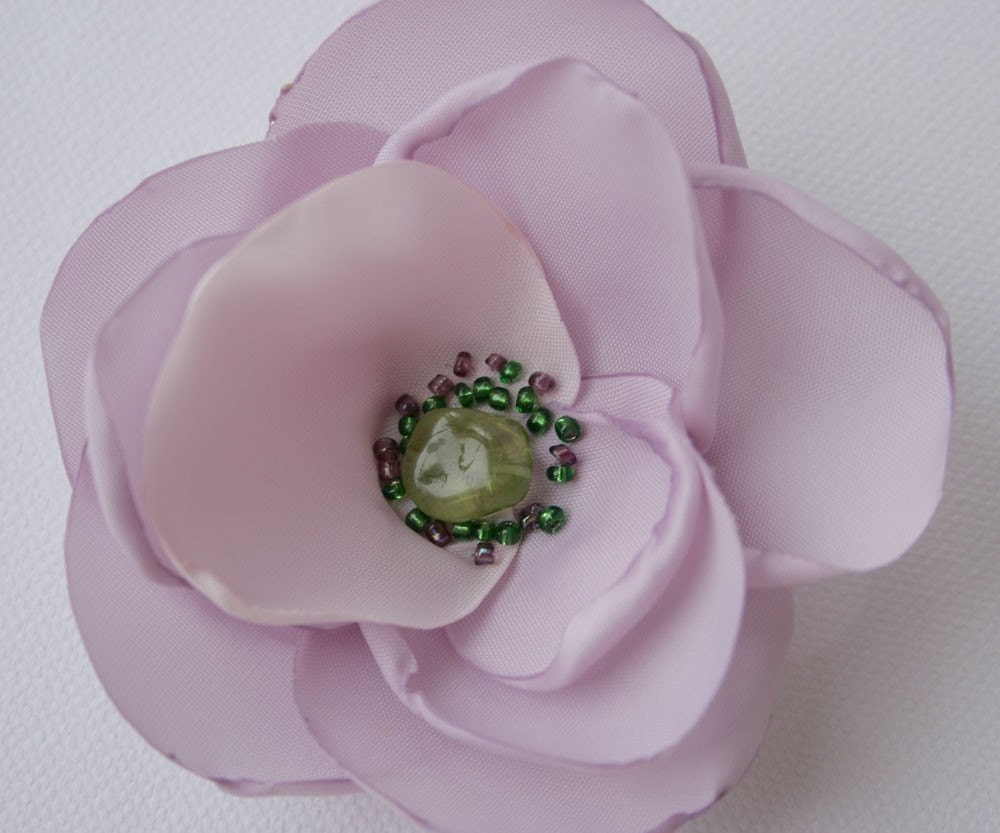 Lilac Flower-head piece-hair pin-hair clip