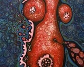 Mermaid Art - Grace - 5x5 fine art print