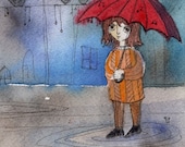 Rainy Day  4x4.5 original