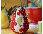 PDF Sewing Pattern for Plush Pear Pincushion, Ornament, and Pillow