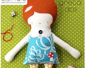 Doll Pattern - Greta Doll PDF Sewing Pattern - Girl Doll Sewing Pattern Instant Download