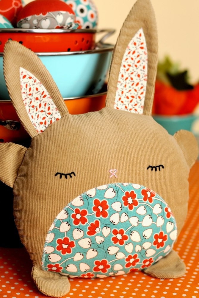 Bunny Stuffed Animal Sewing Pattern Instant Download
