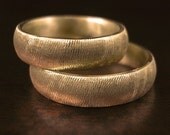 Carved Gold -18k gold sizes 9 - 11