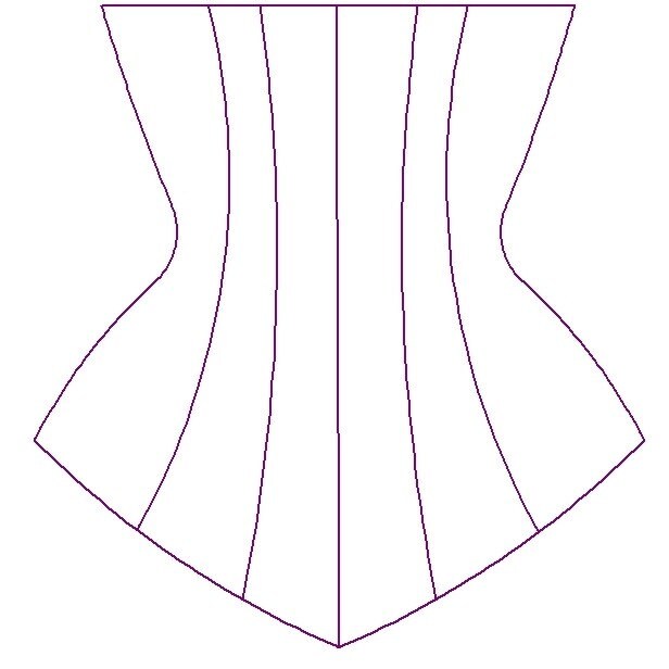 pdf sewing pattern for custom underbust corset by themeasuringtape corset sewing patterns 616x616 il fullxfull.165266571 Corset Sewing Patterns