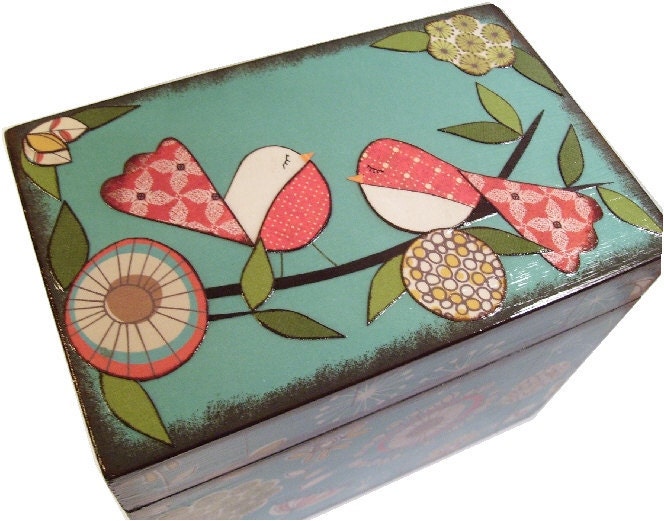 Recipe Box   MADE To ORDER 4x6 Handcrafted Wood Box LARGE Wedding  Box By Gifts And Talents