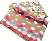 Recipe Tab Dividers STURDY (Set of 6)  MADE T0 ORDER  To Coordinate with My Recipe Boxes--See Listing