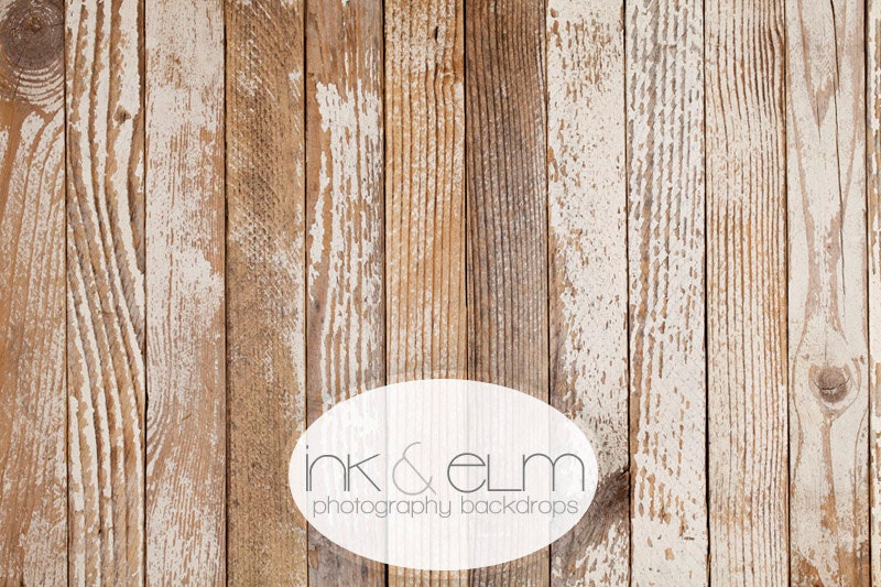 Vinyl Photo Backdrop 4ft x 3ft, Photography Backdrop / Floordrop Distressed Wood, Photo Shoot Vintage Wood Backdrop, "Faded Woodslats"