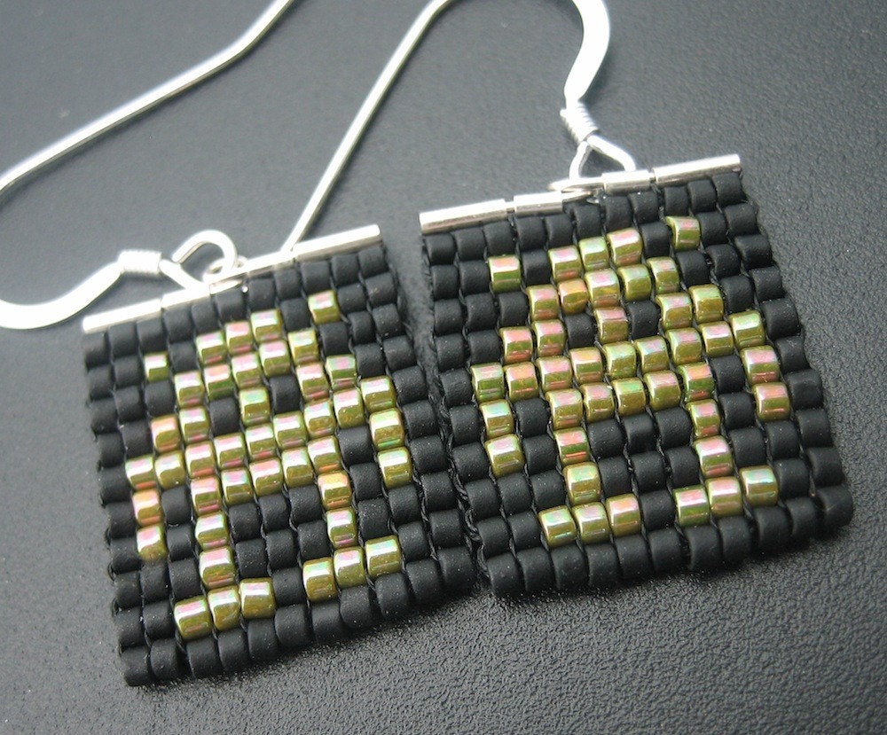 Space robot earrings