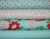 Vintage Modern  by Bonnie and Camille -  Floral Vintage , Moda, 1 yard each, 4 yards