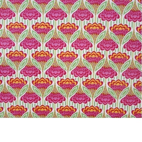 Garden Party Fanfare Rose by Anna Maria Horner Free Spirit Designer Fabric, 28 inches