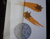 SALE shooting stars card