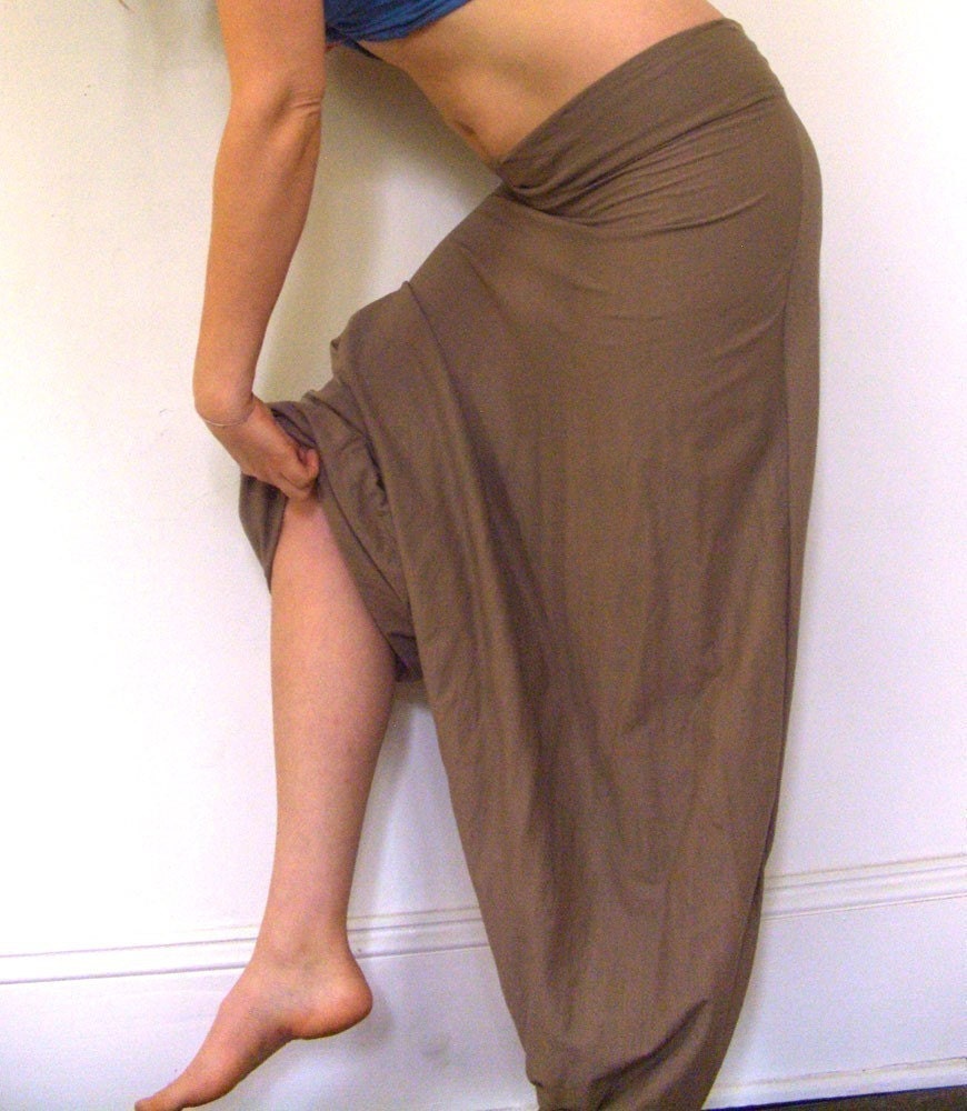 The Scrunch Ankle  Free Movement Pant/Skirt (local organic cotton) J