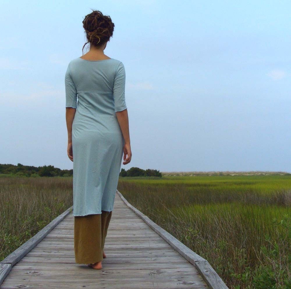 The Market Dress Below Knee ( local organic cotton knit)