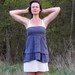 Short Vinyassa Love Me 2 Times Dress/Skirt (locally milled organic cotton)