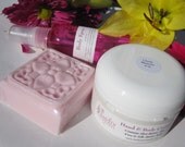 Gift Set - Cherry Blossom Soap, Cream and Body Spray
