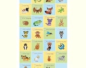 Alphabet ABC Letters Poster 24x36