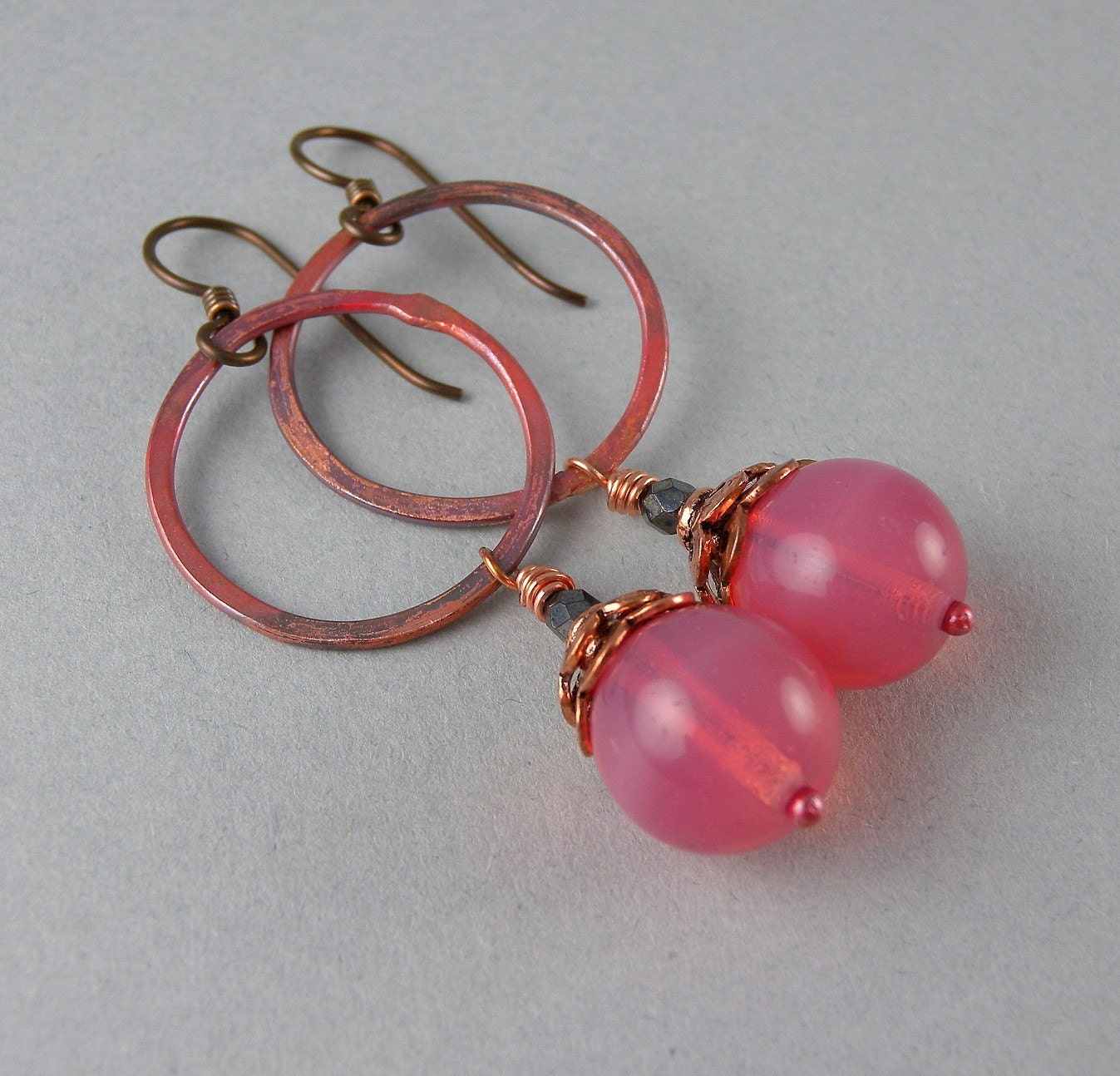 Punk Rock Cotton Candy Earrings with Free Shipping