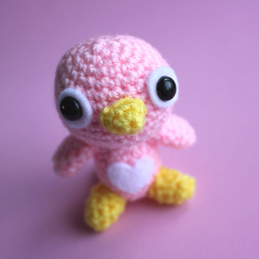 Amigurumi Pink Penguin