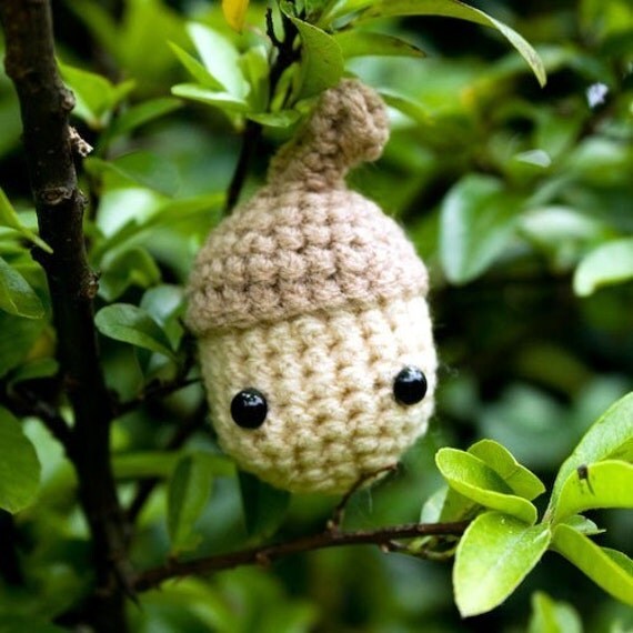 Amigurumi Brown Acorn