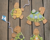 Turtle Wall Hooks - Wood - Nursery Room Decor