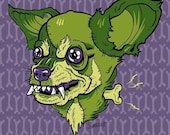 Monster Pets - Chihuahua - 8x10 Print