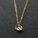 apollo - modern gold pendant necklace by elephantine