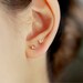 nova - tiny gold stud earrings by elephantine