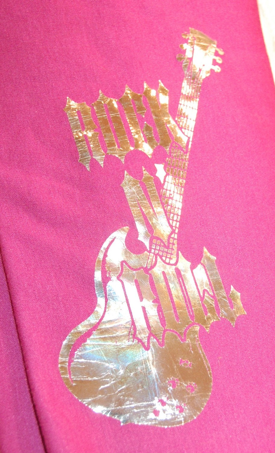 Sea-Green Baby Wrap - - - PinkyPurple metallic rock&roll
