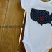 USA Love Onesie/T-shirt, Oklahoma Love, pick your state & fabric